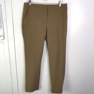 Talbots Pants Womens 10 Tan Heritage Career Office Work Capsule Ankle Straight